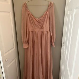 Baltic Born Dusty Rose Long Sleeve Dress